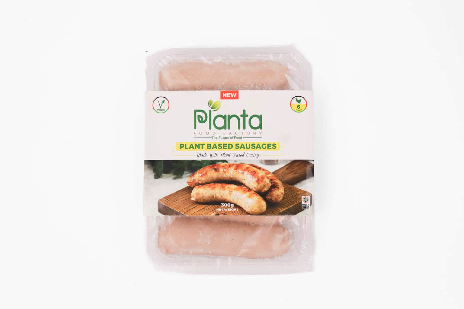 Planta Food Factory Plant Based Chicken Sausages – Pack Of 6 (Frozen)