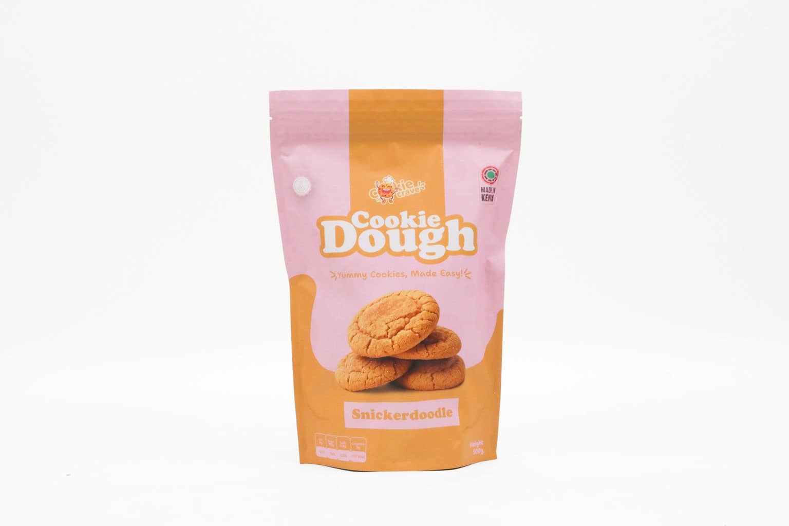 Cookie Crave Snickerdoodle Cookie Dough – 500g (Frozen)