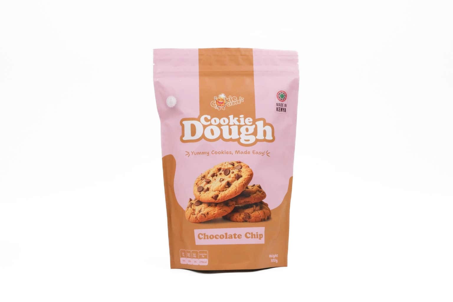 Cookie Crave Chocolate Chip Cookie Dough – 500g (Frozen)