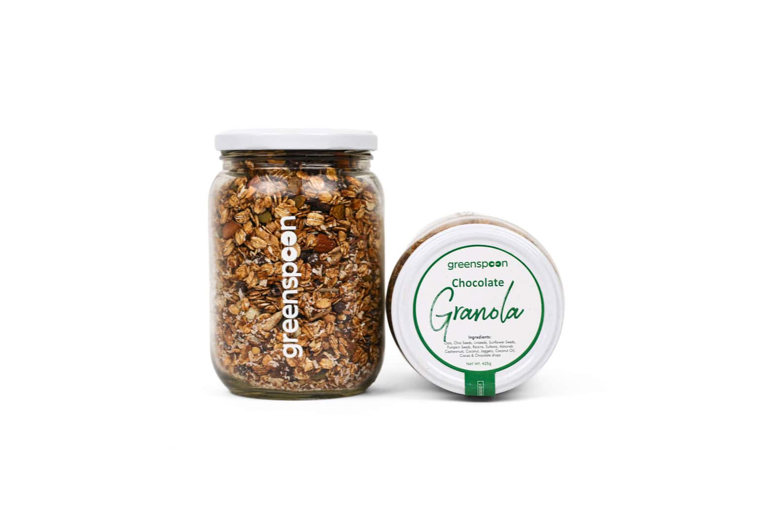 Greenspoon Chocolate Granola Jar – 425g
