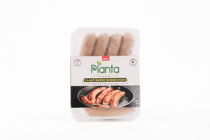 Planta Food Factory Plant Based Boerewors - Pack Of 4 (Frozen)