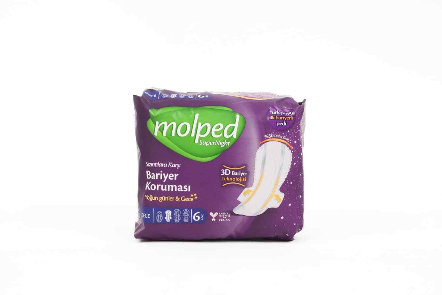 Molped Supernight Long – 7 Pieces