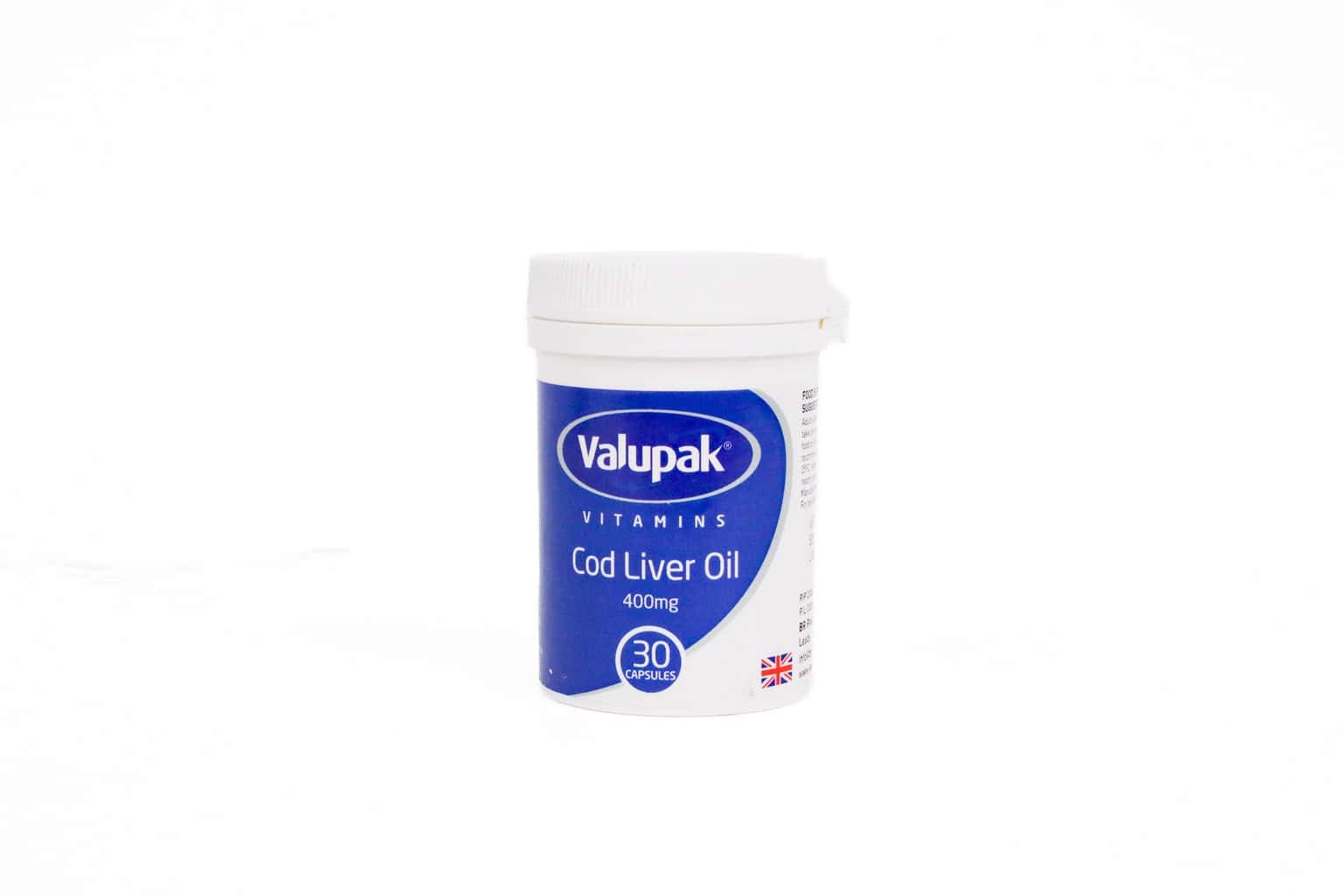 Valupak Cod Liver Oil Caps 30’s