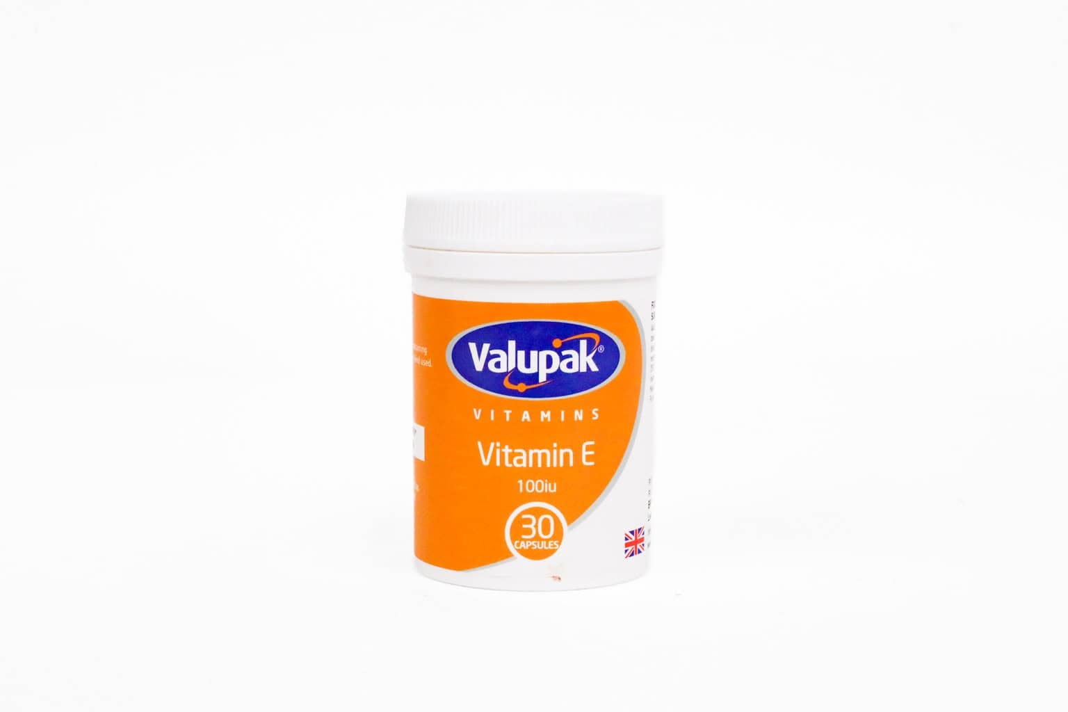 Valupak Vitamin E 100iu – 30 Capsules