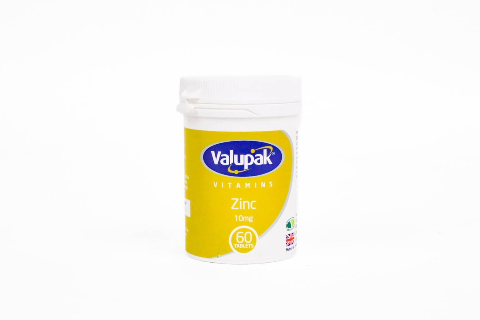 Valupak Zinc 10mg – 60 Tabs