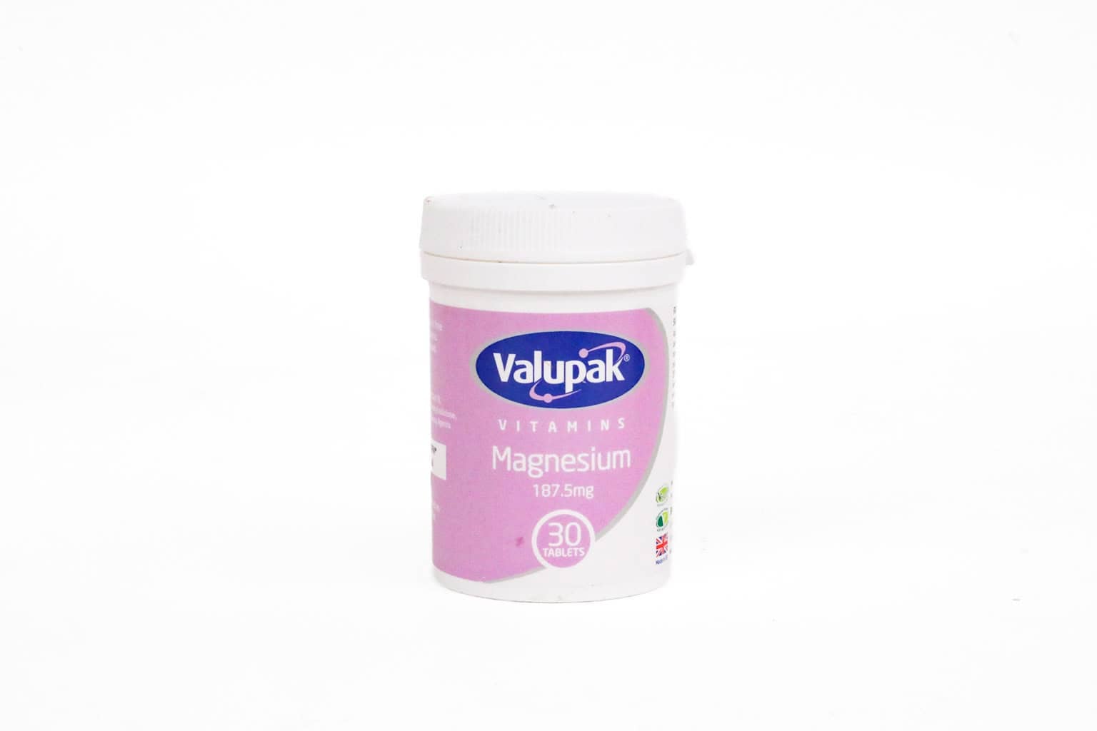 Valupak Magnesium 187.5mg – 30 Tabs