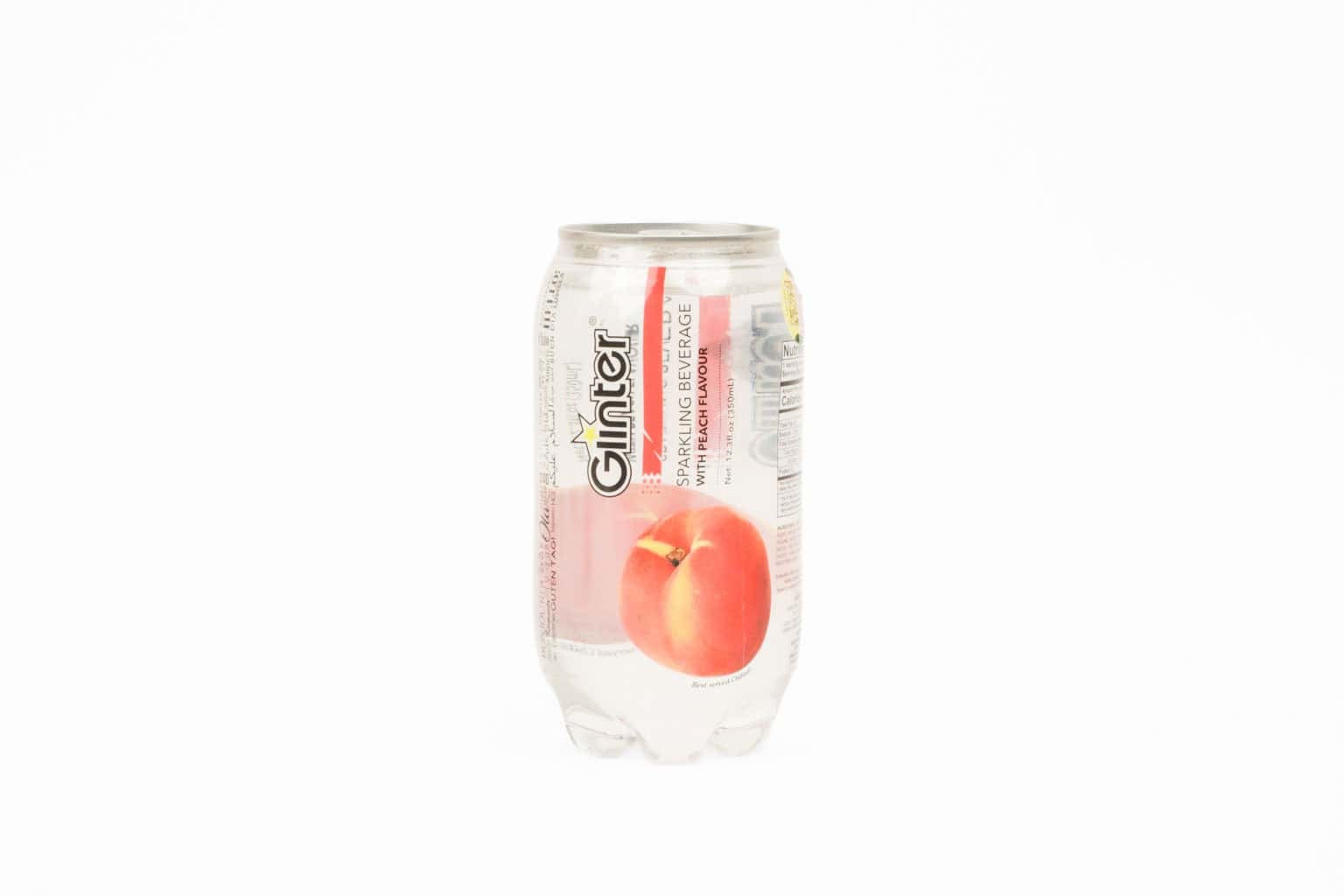 Glinter Peach Sparkling Water – 350ml