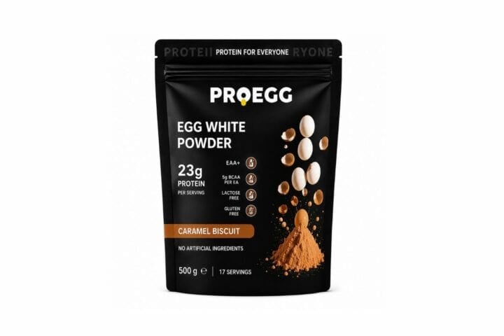 Proegg Egg White Caramel Biscuit Powder – 500g