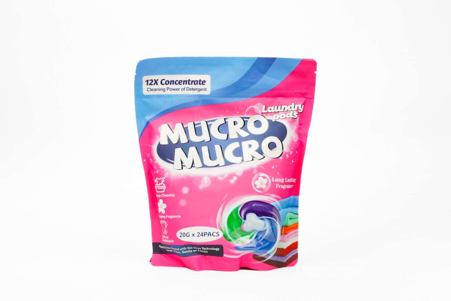 Mucro Laundry Detergent Pods (4-in-1 ) – 20g 24’s