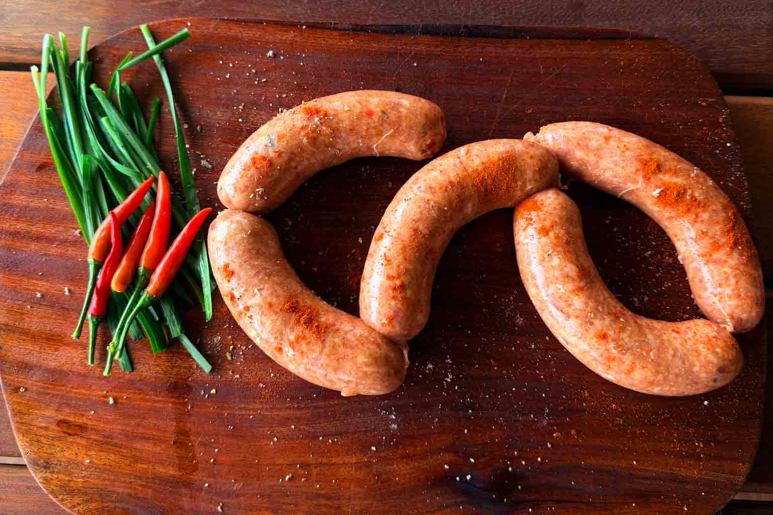 Ololo Farm Spicy Spanish Pork Sausages – 500g