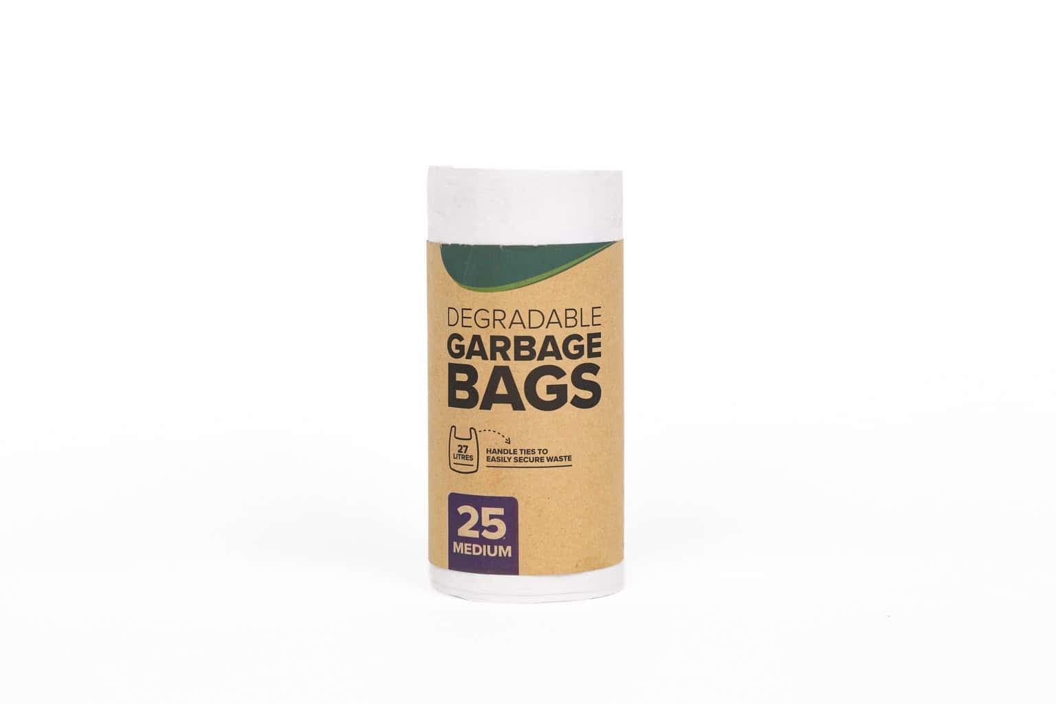 UBL Biodegradable Bin Liner Bags – 27L (25 Pack)