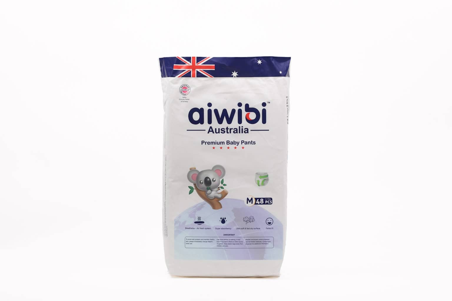 Aiwibi Baby Pants | Midi – 48 Pieces (6Kg – 11Kg)