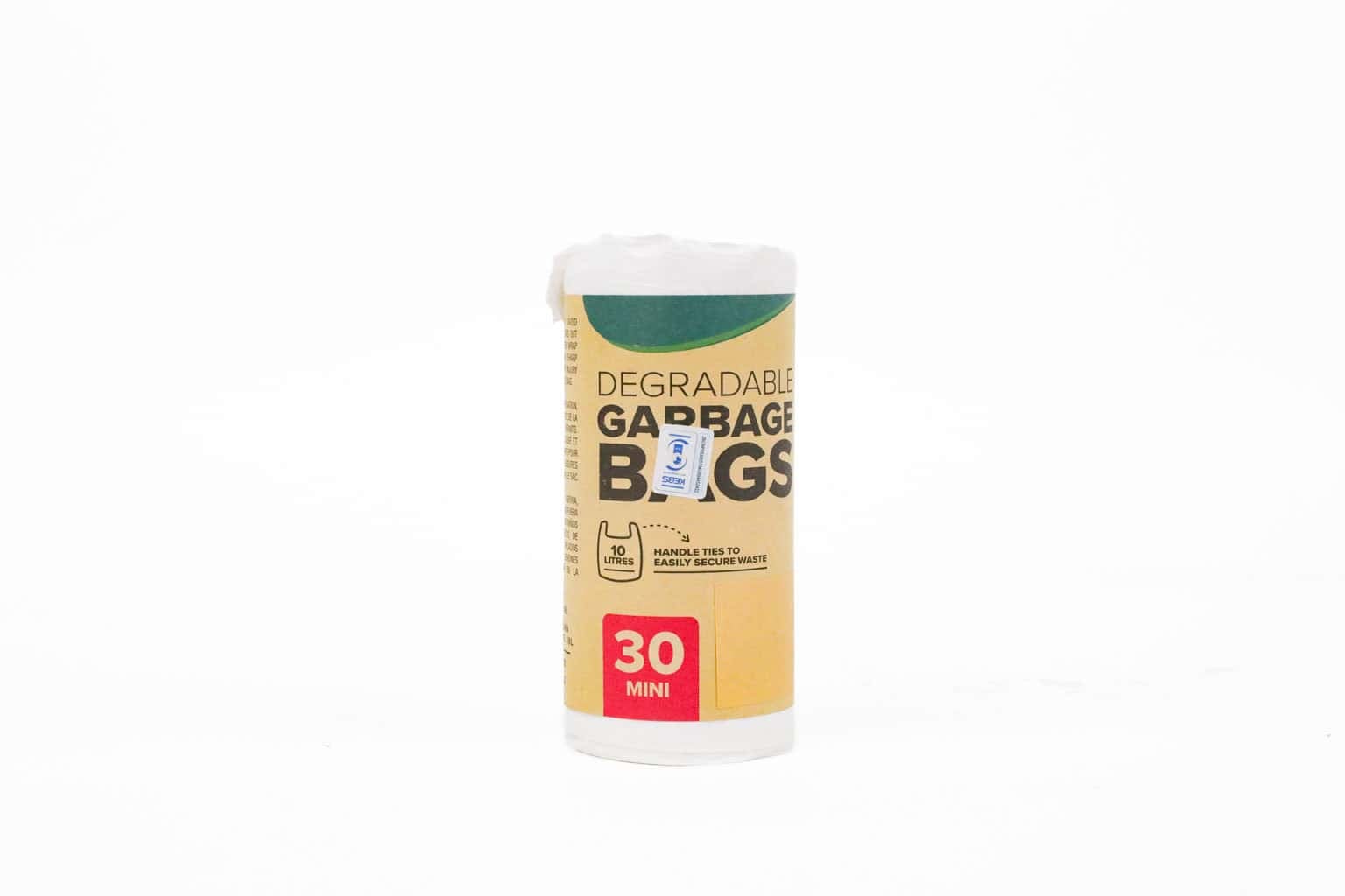 UBL Biodegradable Bin Liner Bags – 10L (30 Pack)