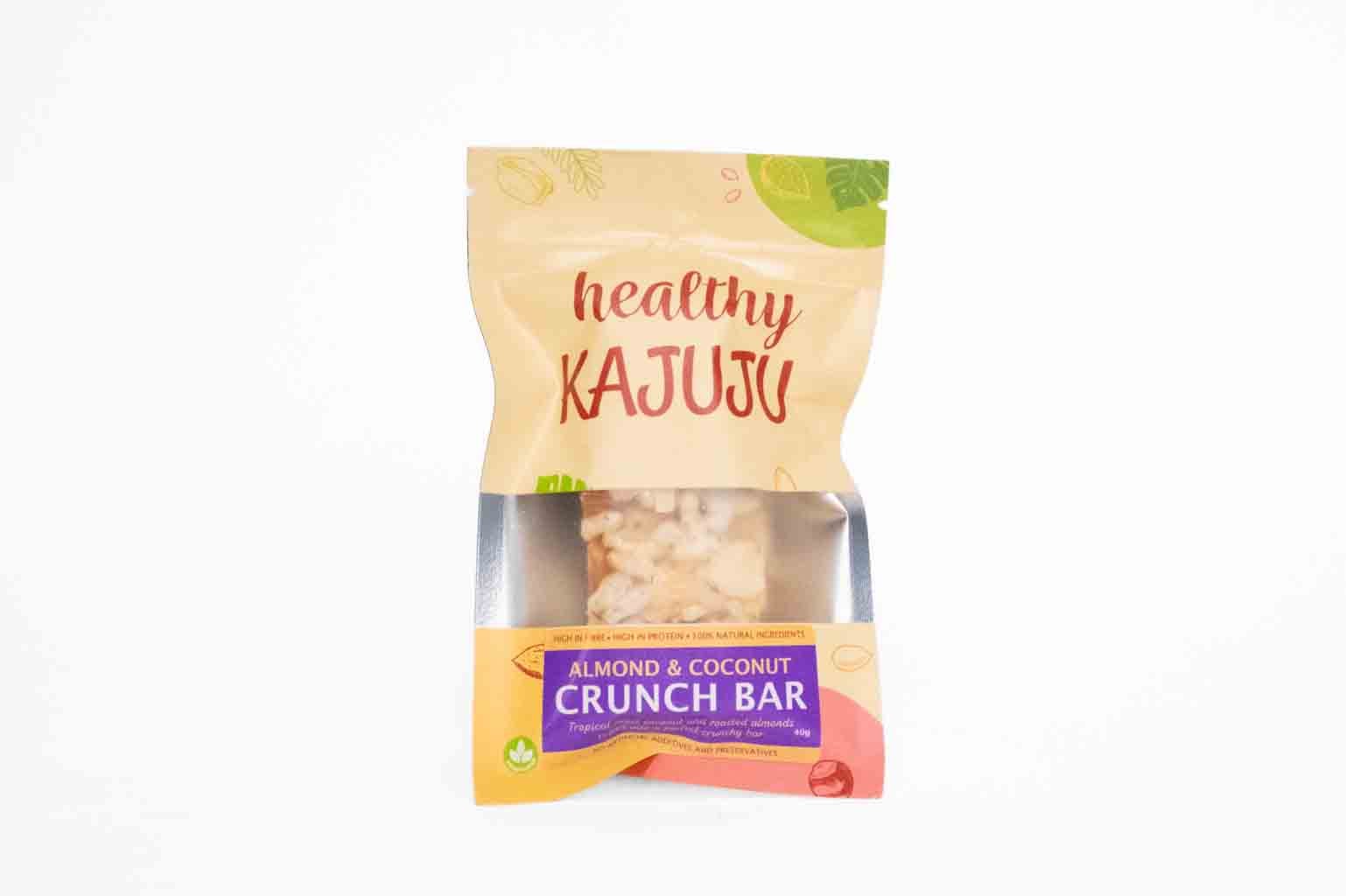 Healthy Kajuju Almond And Coconut Crunch Snack Bar – 40g