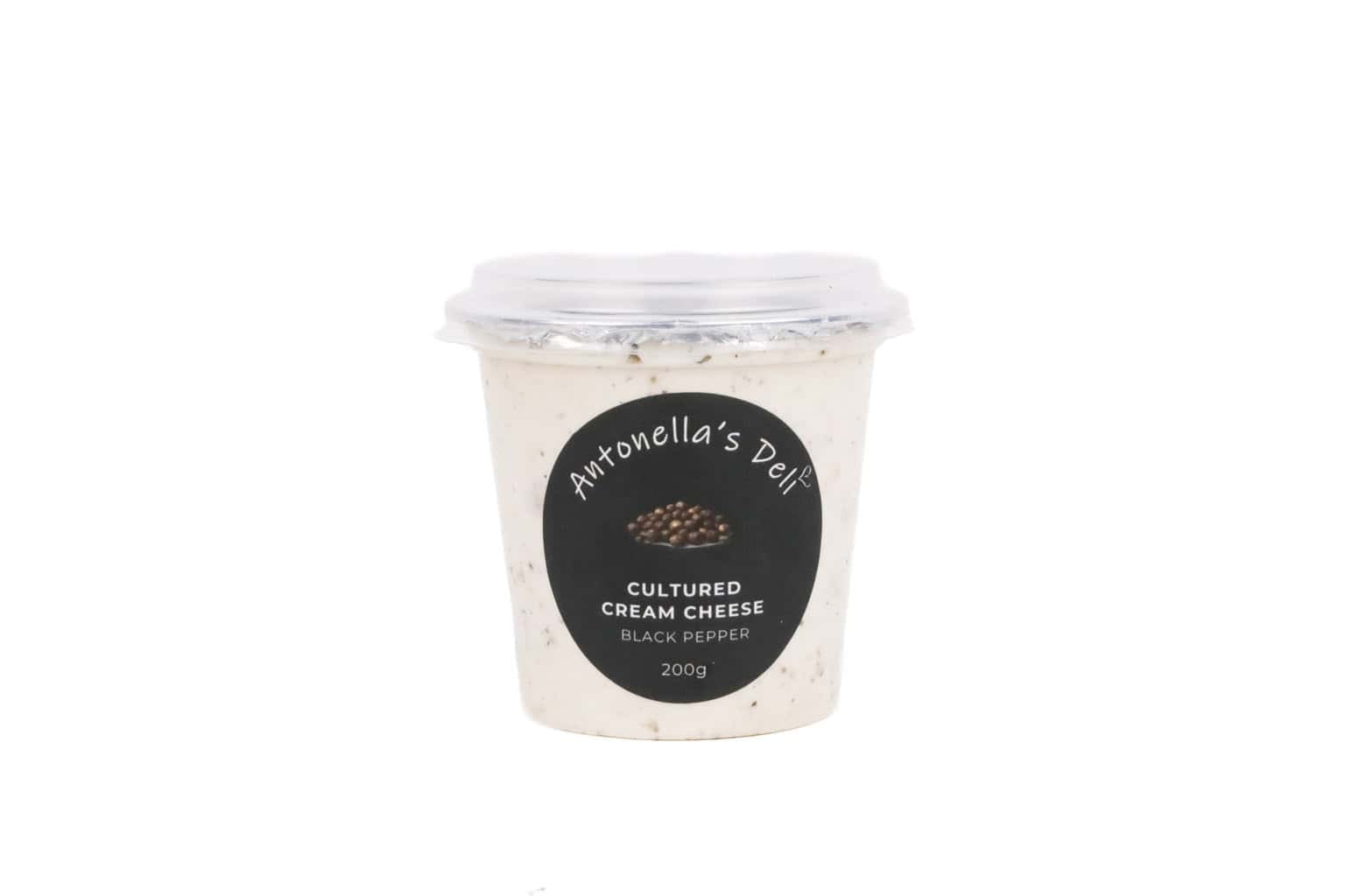 Antonella’s Deli Cracked Black Pepper Cream Cheese – 200g
