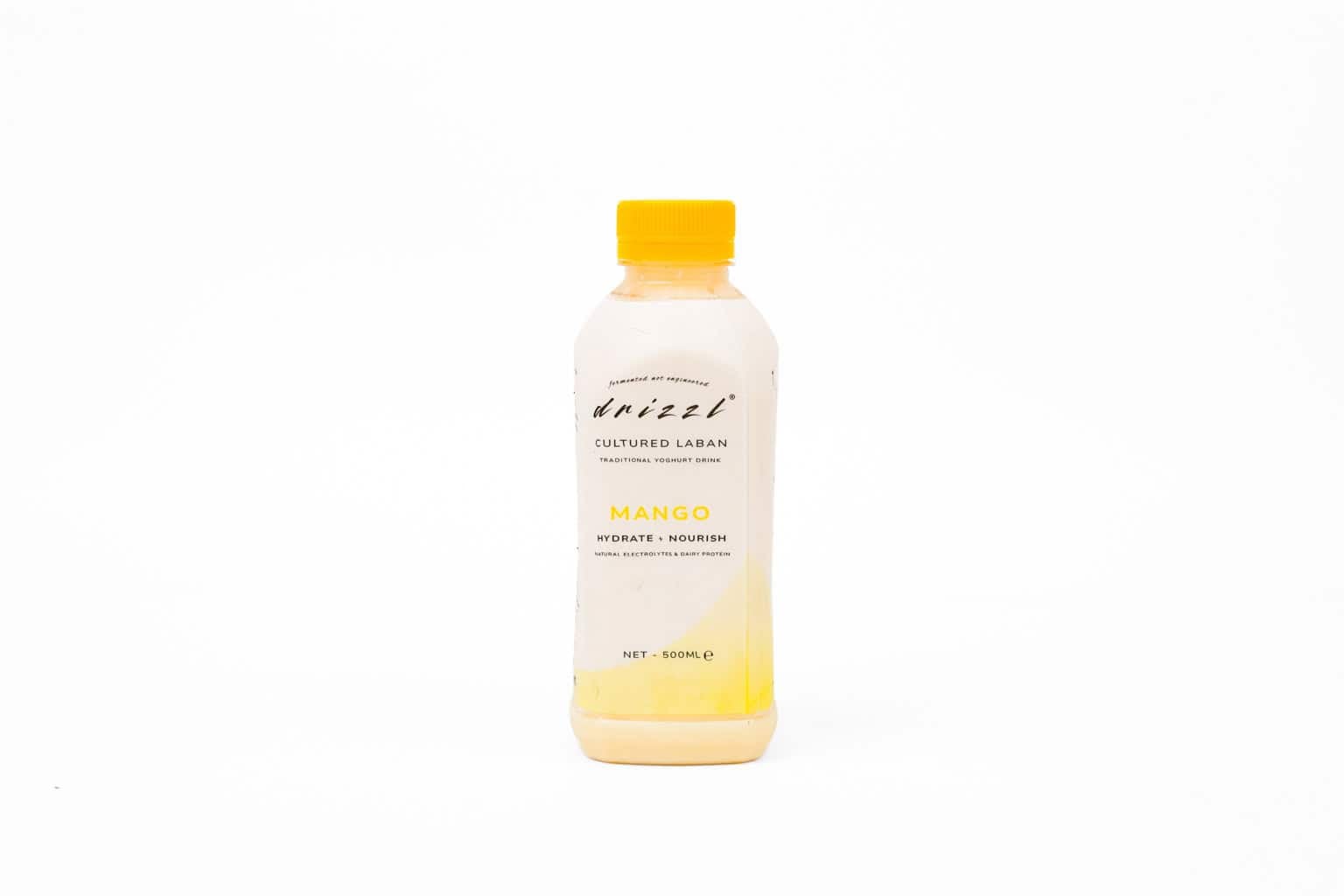 Drizzl Cultured Laban Mango Probiotic Yoghurt – 500ml