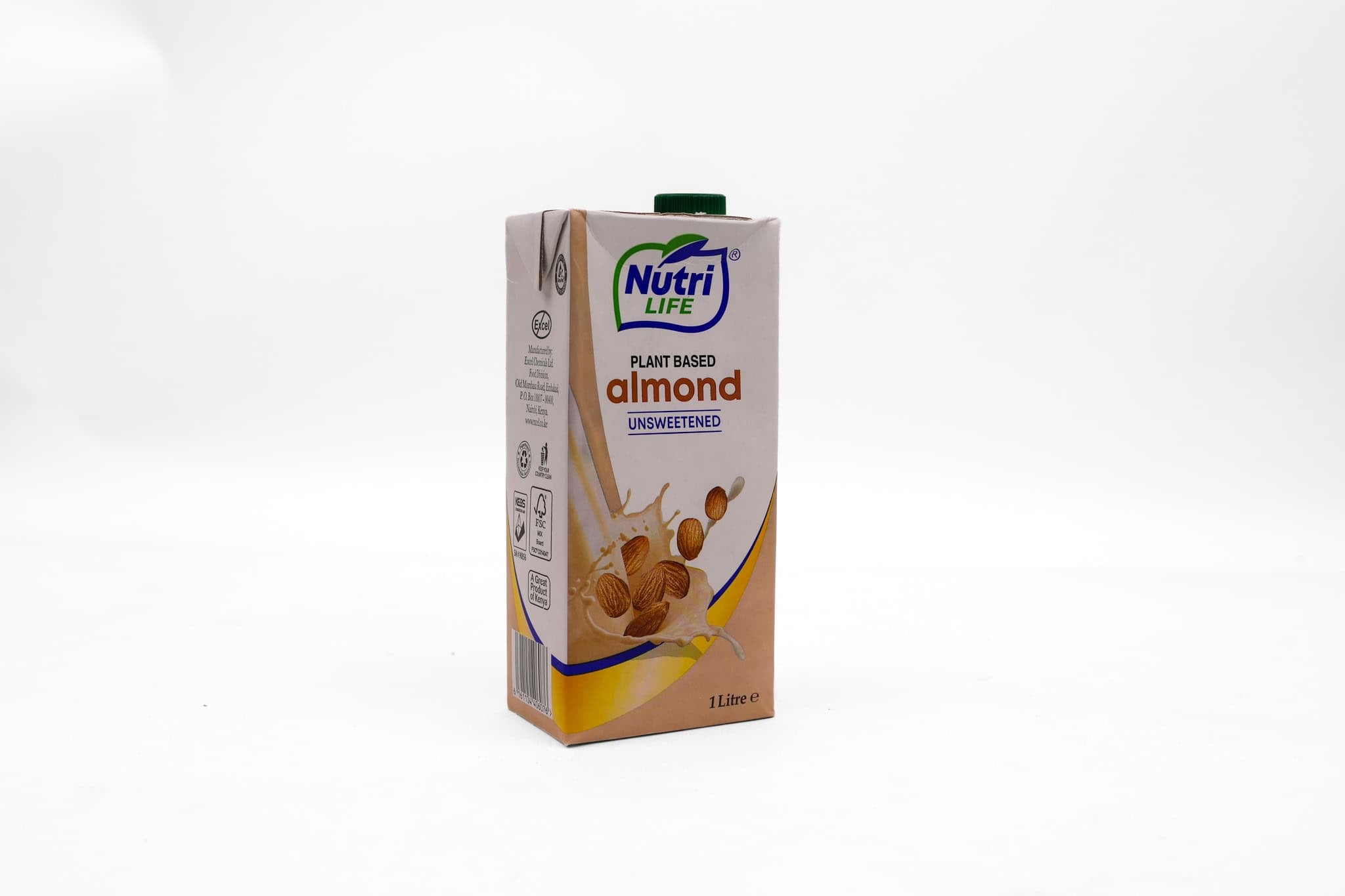 Nutri Life Unsweetened Almond Milk – 1L