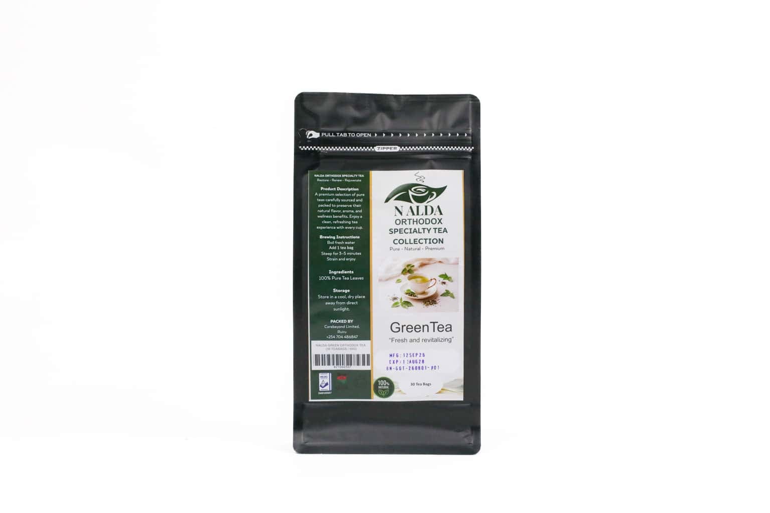 NALDA Green Orthodox – 30 Tea Bags