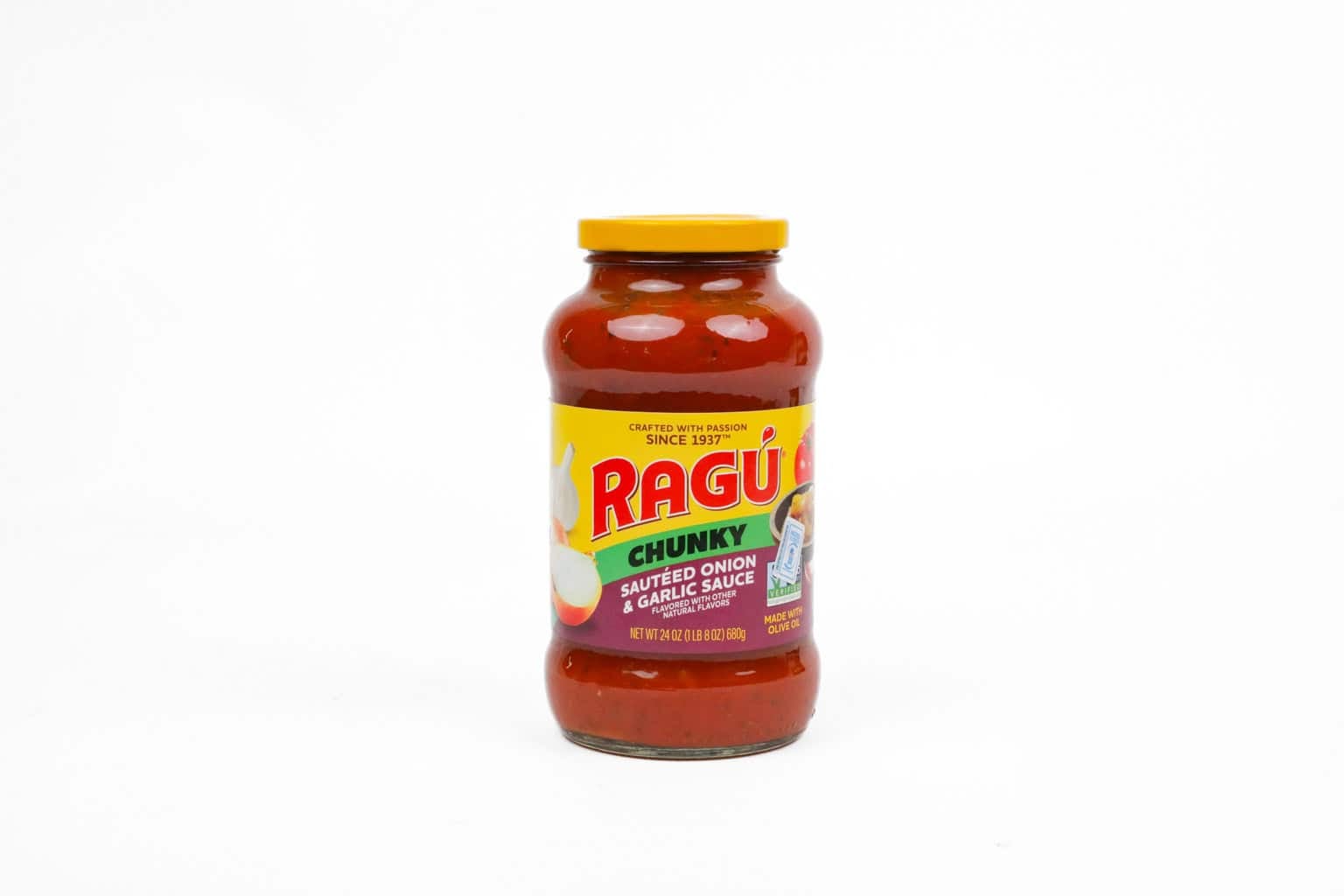 RAGÚ Chunky Pasta Sauce (Sauteed Onion & Garlic) – 680g