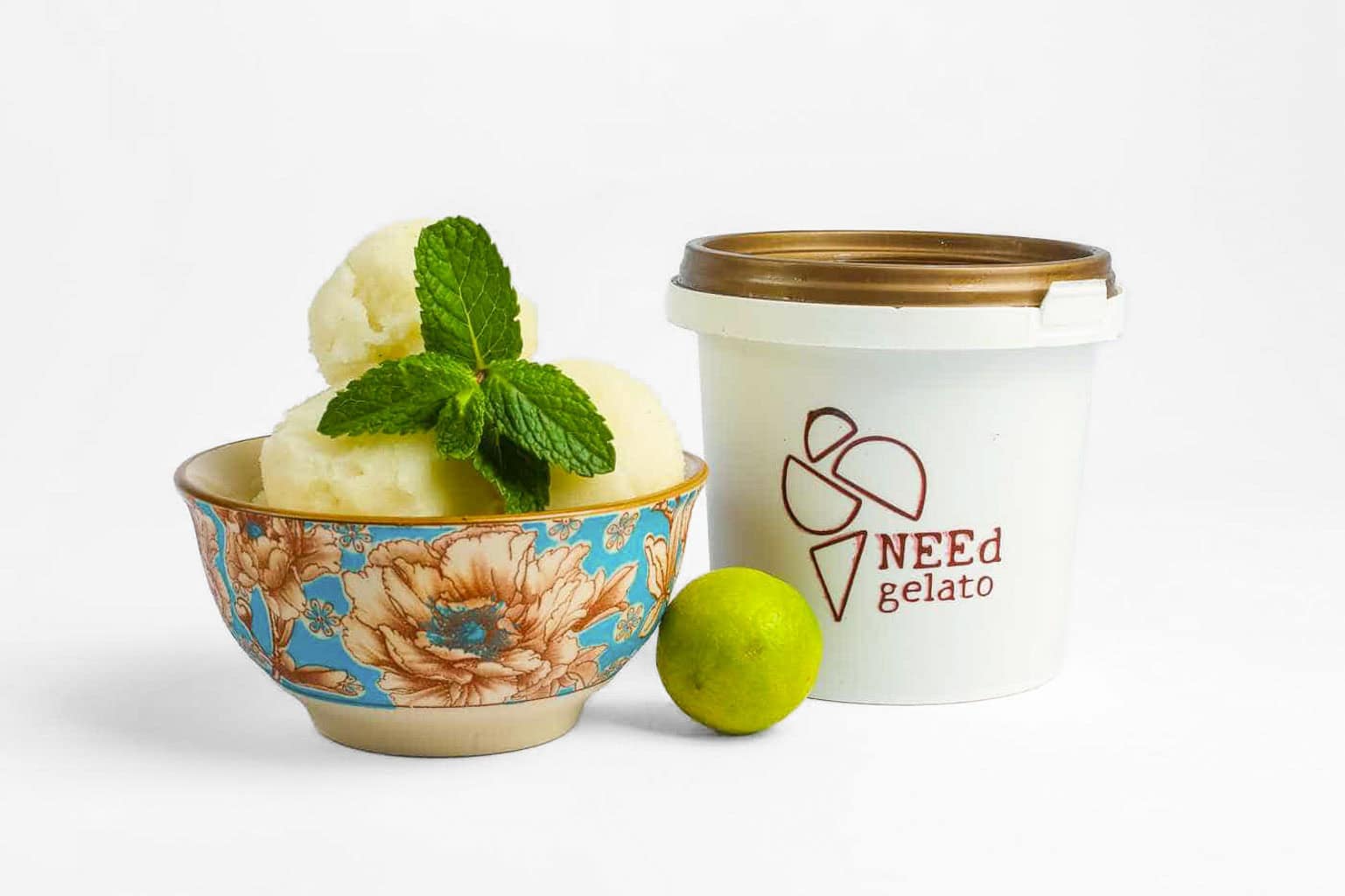 NEEd Gelato Lemon Mint Sorbet – 500ml