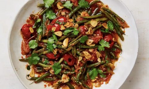 Greenspoon Braised Tomatoes with Green Beans Ottolenghi Recipe
