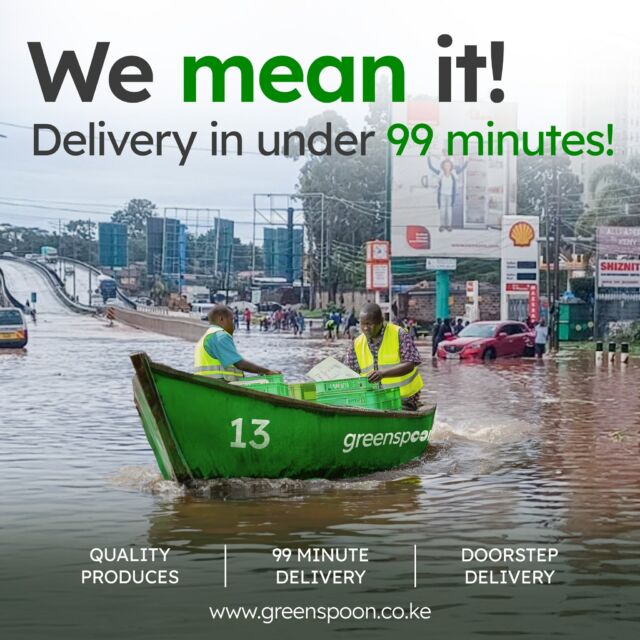 Being swept away just to get groceries 🥬🥦 is unnecessary. 🌧️ Shop online with us instead & we will deliver your goodies to your doorstep! 🚛