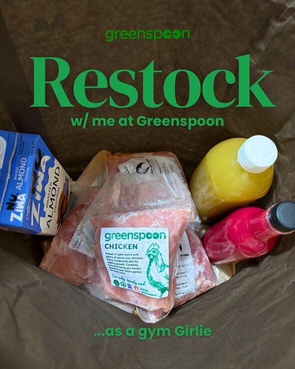 Your Sunday restock’s just a tap away 🛋️✨ Download the Greenspoon app and get everything you need—no shoes, no stress, no leaving the couch.