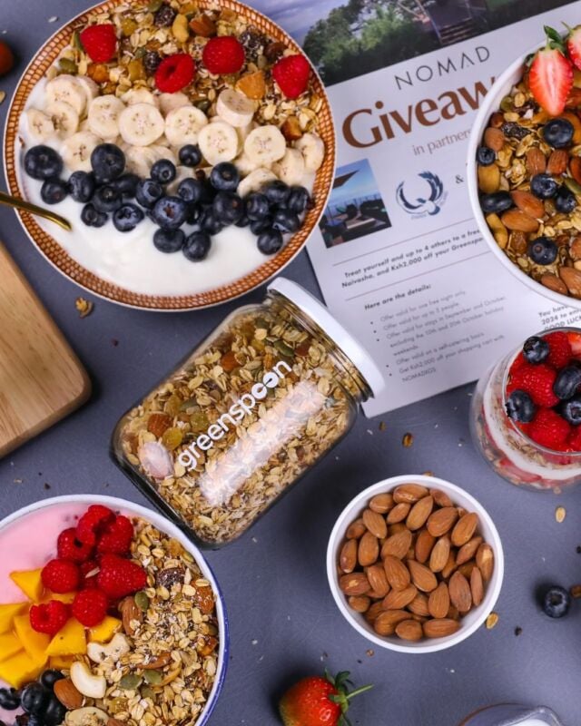 Freebie ⁠🚨‼️! ⁠
⁠
We’re giving one lucky foodie 👨🏼‍🦰 🍱  the chance to experience Greenspoon’s private label goodies — we’re talking granola, freshly squeezed juices 🥤, stir-fries 🥢, nuts, gourmet bacon 🥓, and more! ⁠
⁠
Our collection is all about clean, quality ingredients that make life easier!⁠
⁠
To enter:⁠
Follow us. 👀⁠
Tag a friend or two 👯 who love clean, quality products⁠! 🥦⁠
Comment which product from our collection you’d love to try first⁠.⁠
⁠
Winner announced on May 26!⁠
⁠
Prize deets: 👀⁠
KES 5,000 Greenspoon shopping voucher⁠ 💰🛒⁠
Valid only for our collection - tap the link in bio to check them out!⁠
One-time use, non-transferable, no cash alternative⁠
Instagram entries only. Open to Nairobi residents.⁠
⁠
⁠
#GreenspoonGiveaway #PrivateLabelPerks #CleanFoodKE #GreenspoonLovers⁠
⁠